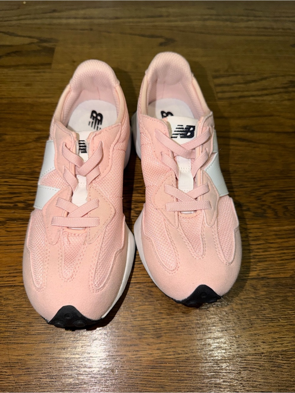 New Balance Pink Kids' Sneakers with White Accent